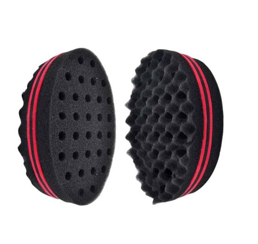 Éponge Afro Tresse Style Vague Cheveux Bouclés Éponges Durable et Pratique